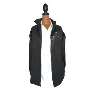 Varsity Spirit The Rock Athletics Black Rhinestone Zip Up Track Jacket XL Womens